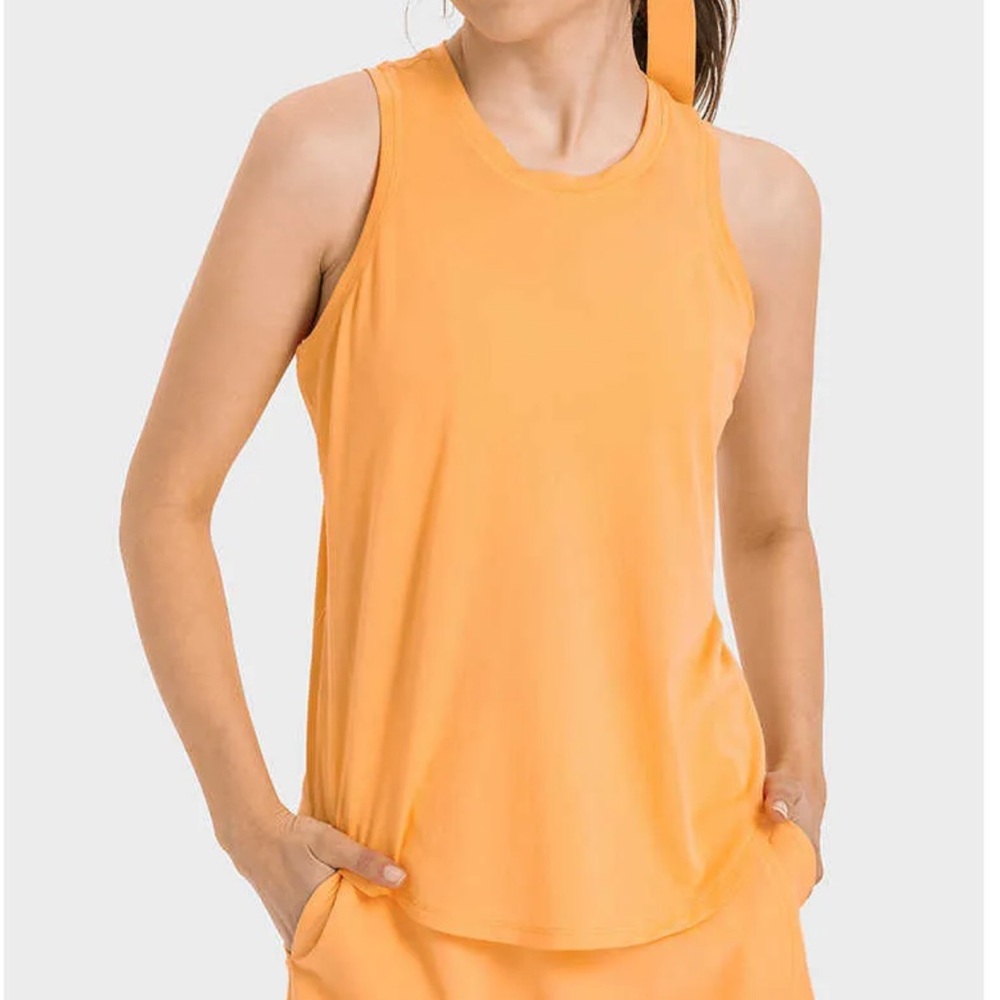 DSG NWT Orange Racerback Quick Dry Tank Top